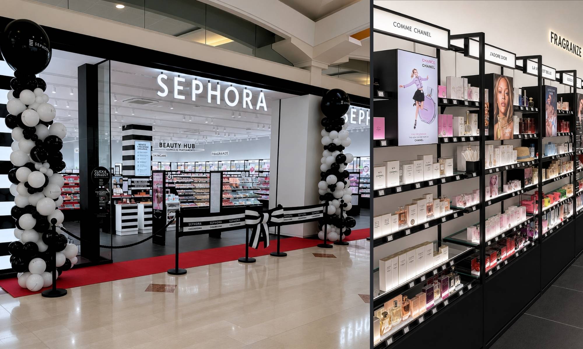 Store Sephora a Bari, opening
