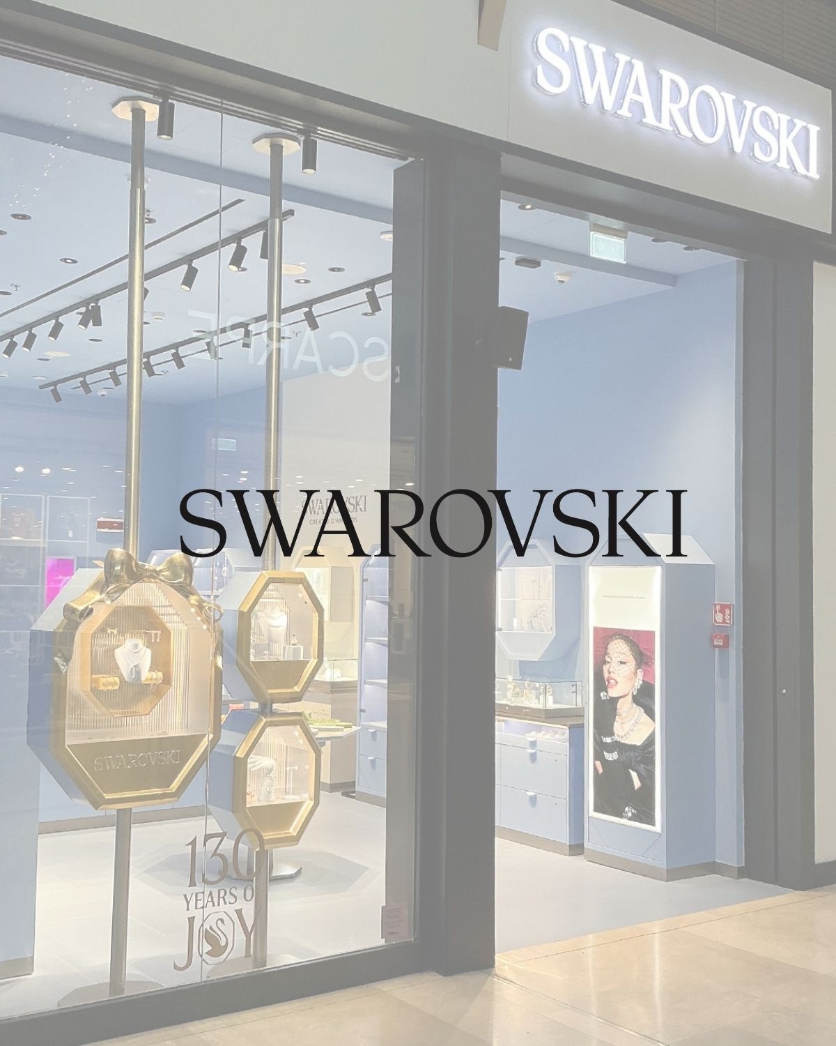 Store Swarovski, centro commerciale Milanofiori