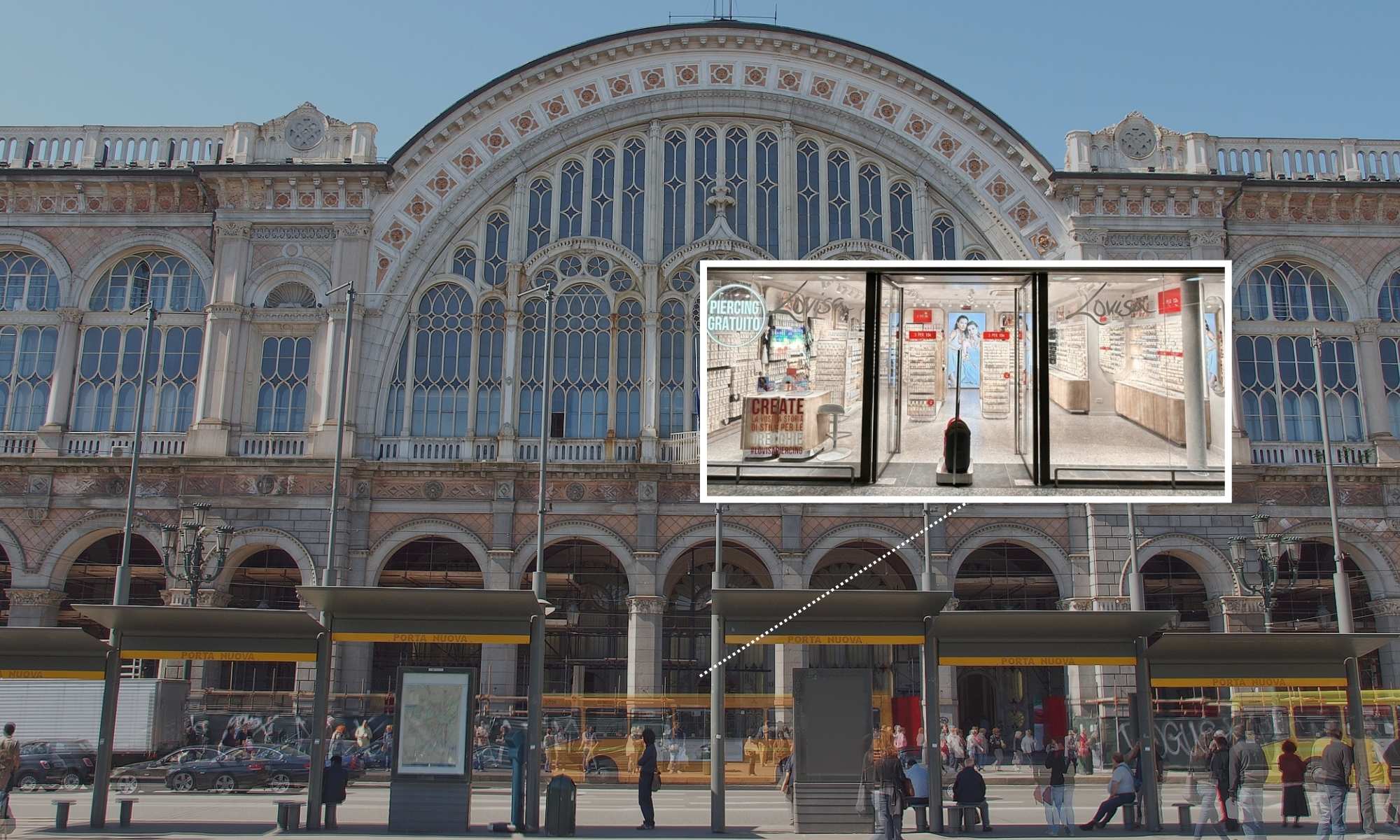 Stazione Porta Nuova Torino e store Lovisa